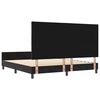 vidaXL Letto a molle con testiera Nero 180 x 200 cm Velluto