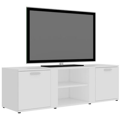 vidaXL Mobile Porta TV Bianco 120x34x37 cm in Legno Multistrato