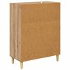 vidaXL Credenza Rovere artigianale 69,5 x 34 x 90 cm Legno multistrato