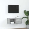 vidaXL Mobile Porta TV Grigio Sonoma 60x31x25,5 cm Legno Multistrato