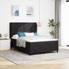 vidaXL Letto a molle con materasso Nero 200 x 140 cm Poliestere