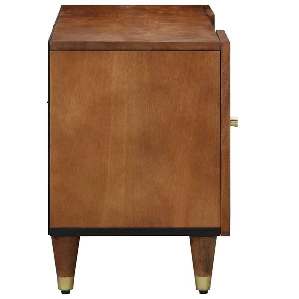 vidaXL Mobile TV con lo scaffale Marrone miele 105 x 33 x 46 cm