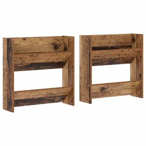 vidaXL Mobile per scarpe 2 pz 60 x 18 x 60 cm Legno ingegnerizzato
