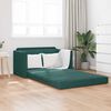 vidaXL Divano letto 110cm Verde Scuro Velluto