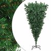 vidaXL Alberi di Natale PVC, Steel Verde
