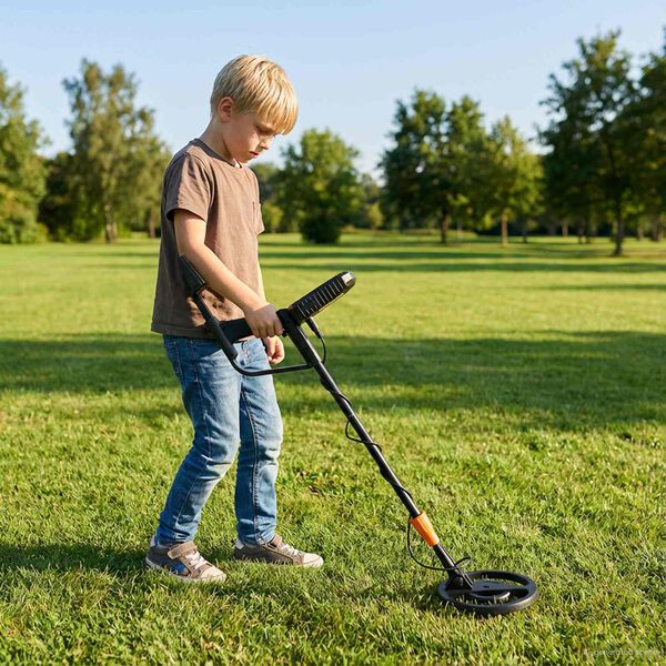 vidaXL Metal Detector con Display LCD 3 Modelli 19 cm Bobina Nero