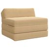 vidaXL Divano Letto Pieghevole Grigio Verde Chiaro 200 x 70 x 10 cm