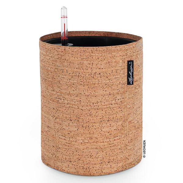 LECHUZA Fioriera TRENDCOVER 23 Cork ALL-IN-ONE Naturale Chiaro