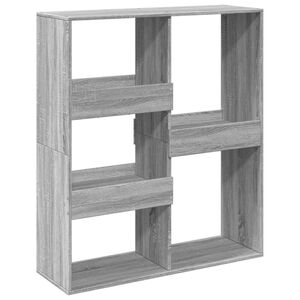 vidaXL Libreria/Divisorio Grigio Sonoma 100x33x115 cm
