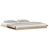 vidaXL Struttura letto a pavimento Naturale 180 x 220 cm Pino massello