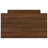 vidaXL Giroletto con Testiera e Pediera Rovere Marrone 100x200 cm