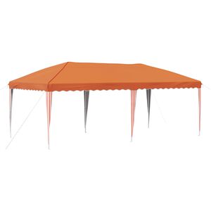 vidaXL Tenda per feste a pop-up 575 x 290 x 245 cm Arancione