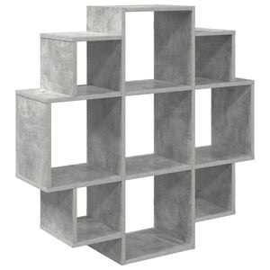 vidaXL Scaffale da parete Grigio Cemento 90 x 25 x 90 cm