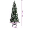 vidaXL Albero di Natale artificiale con 300 LED Verde 86 x 86 x 210 cm