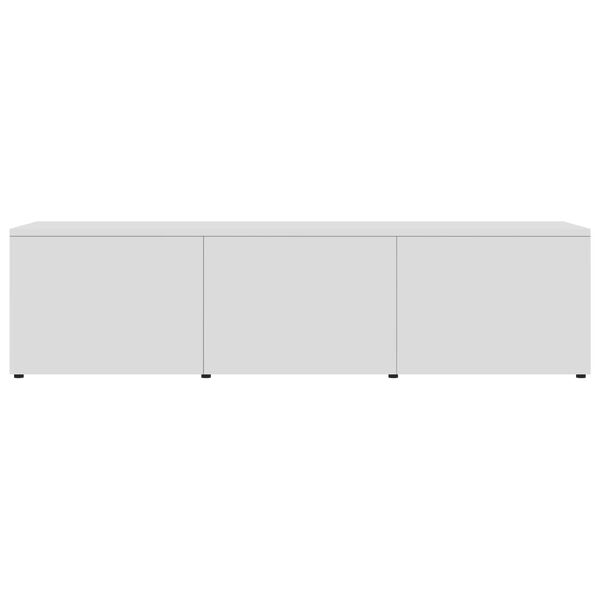 vidaXL Mobile Porta TV Bianco 120x34x30 cm in Legno Multistrato