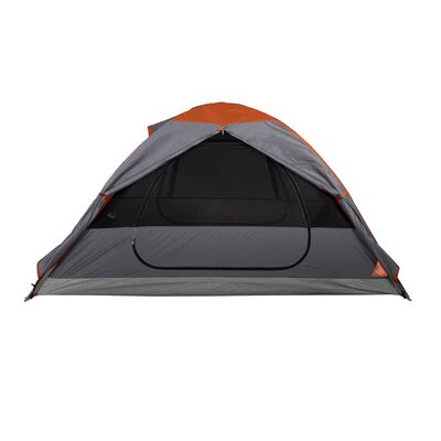 vidaXL Tenda da Campeggio 2 Persone Grigio e Arancione Impermeabile