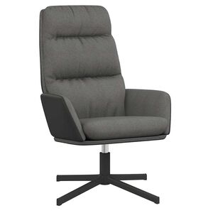 vidaXL Poltrona Relax Grigio Chiaro in Tessuto