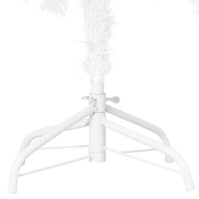 vidaXL Albero di Natale Artificiale con Aghi Realistici Bianco 180 cm