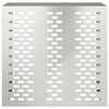 vidaXL Copertura per condizionatore d'aria Argento 110 x 50 x 105 cm