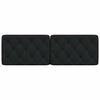 vidaXL Cuscino Testiera Nero 160 cm in Tessuto