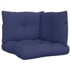 vidaXL Cuscini per Pallet 3 pz Blu Marino in Tessuto Oxford