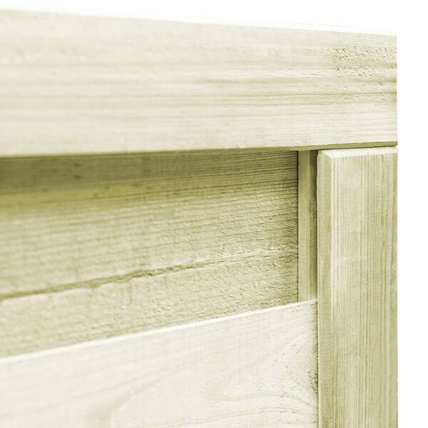 vidaXL Cancello da Giardino in Legno di Pino Impregnato 100x75cm Verde