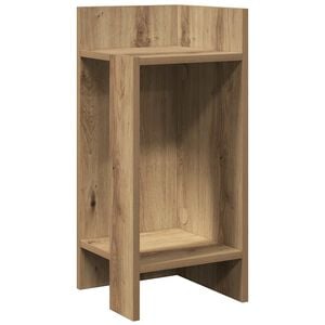 vidaXL Tavolino Laterale con Ripiano Rovere Artigianale 25,5x27x60 cm