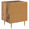 vidaXL Armadio da Notte con cassetto Legno vecchio 40 x 35 x 47,5 cm
