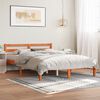 vidaXL Letto senza Materasso Marrone Cera 120x190 cm in Legno di Pino