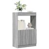 vidaXL Credenza Grigio Sonoma 63x33x100 cm in Truciolato