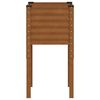 vidaXL Fioriera da giardino 45x45x88 cm in acciaio corten
