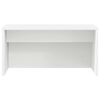 vidaXL Scrivania a parete Bianco 60 x 45 x 30 cm Legno multistrato