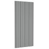 vidaXL Pannello per tetto 36 pcs Grigio 100 x 45 cm Acciaio zincato