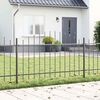 vidaXL Recinzione per Giardino 5 pcs Grigio 170 x 140 cm