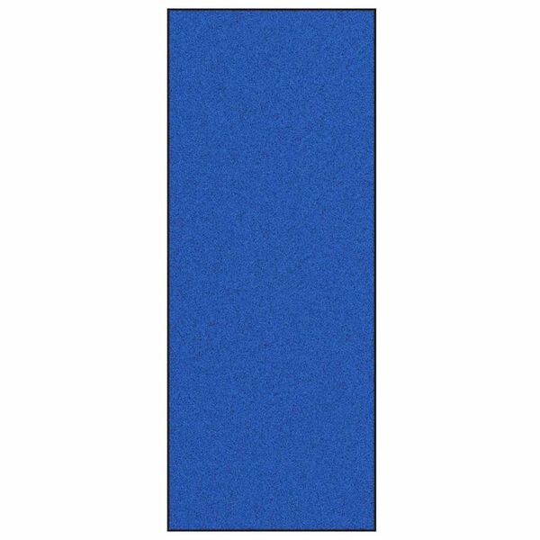vidaXL Tappetino Altro Blu e Nero 120 x 300 cm Poliammide e PVC