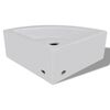 vidaXL Lavandino con Troppopieno 45x32x12,5 cm Bianco