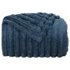 vidaXL Coperte da Pile 6 pcs Blu navy 240 x 220 cm Panno