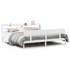 vidaXL Letto senza Materasso Bianco 180x200 cm Legno Massello di Pino