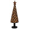 vidaXL Albero di Natale Marrone 149 cm Legno massello di teak