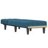 vidaXL Chaise Longue in Velluto Blu
