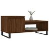 vidaXL Tavolino da Salotto Rovere Marrone100x50x45cm Legno Multistrato