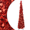 vidaXL Albero di Natale pop-up 150 cm PET Rosso