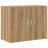 vidaXL Armadietto a muro Rovere Artigianale 80 x 42,5 x 64 cm