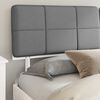 vidaXL Letto con Testiera Rivestita Grigio chiaro 200 x 200 cm