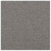 vidaXL Testiera da Parete 12 pcs Grigio chiaro 30 x 30 cm Tessuto
