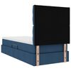vidaXL Letto con contenitore e LED con led Blu 100 x 200 cm Poliestere