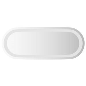 vidaXL Specchio da Bagno LED 50x20 cm Ovale