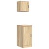 vidaXL Armadi da Garage 2 pz Rovere Sonoma in Legno Multistrato