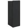 vidaXL Mobiletto a muro 33 x 34,5 x 93,5 cm Legno ingegnerizzato Nero