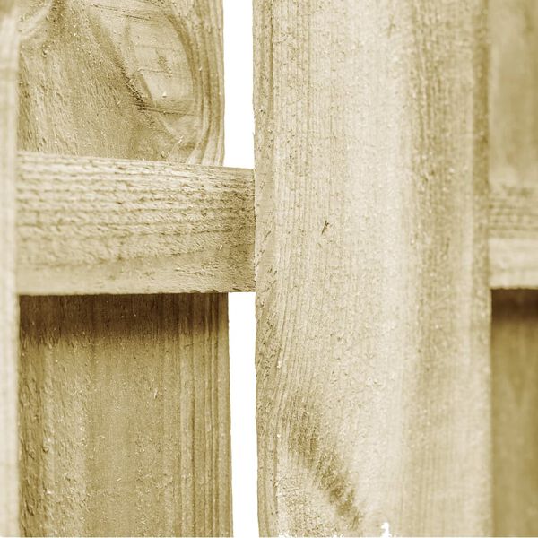 vidaXL Cancello da Giardino in Legno di Pino Impregnato 100x75 cm